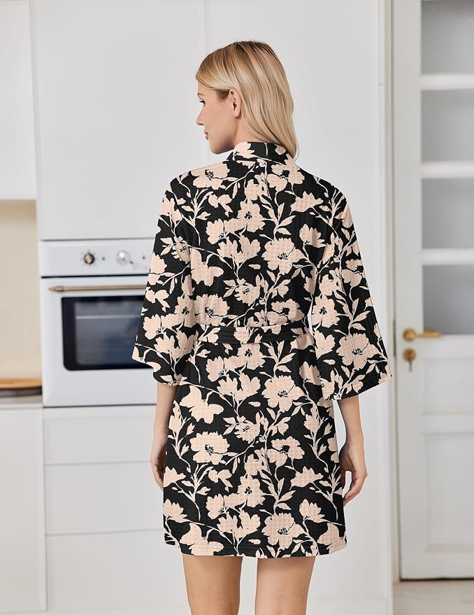 A Black-floral
