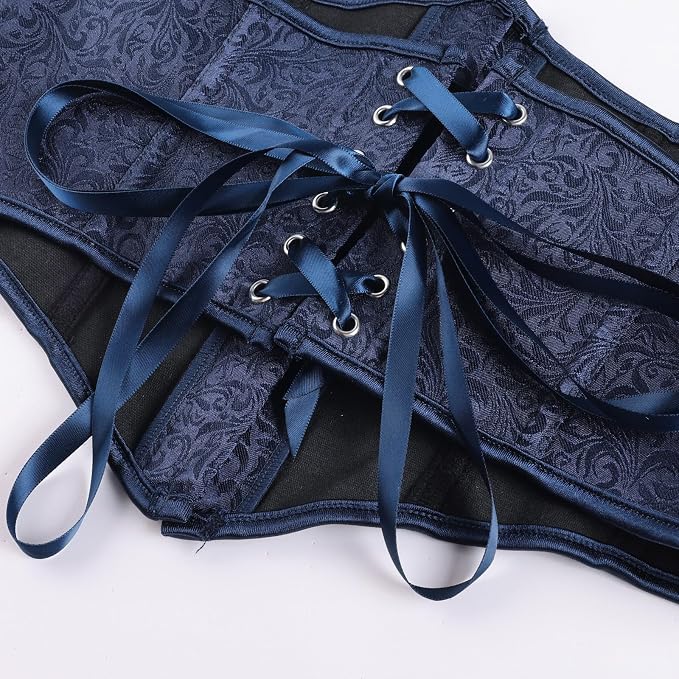 Navy Jacquard