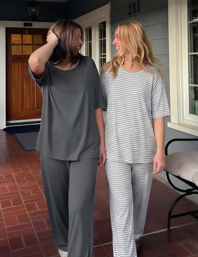 Dark Grey/Grey Striped