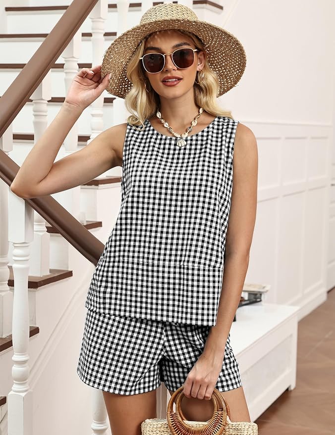 Black White Checkered