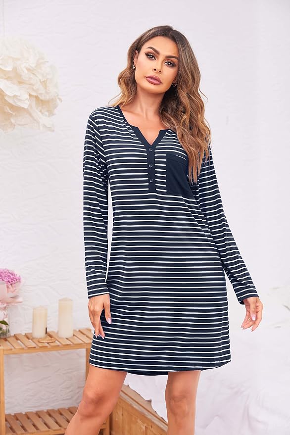 Dark Blue Striped