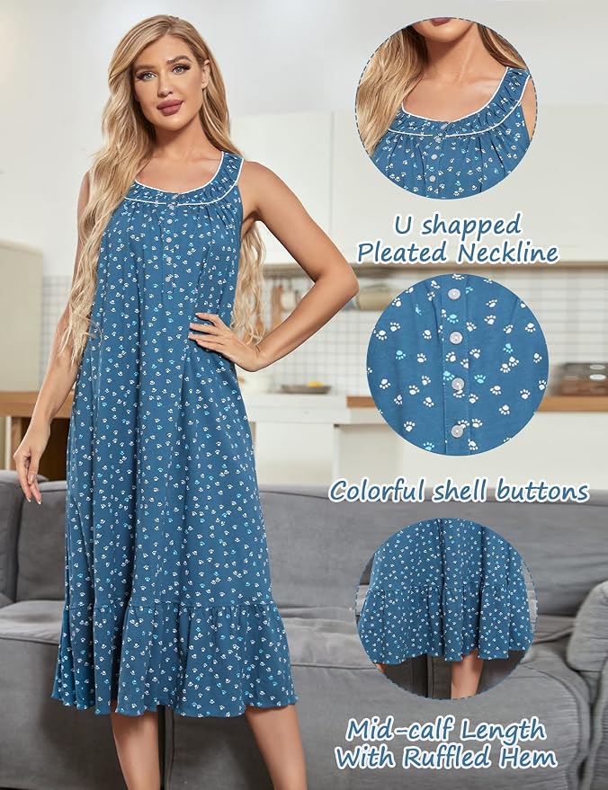 100% Cotton Printed Green