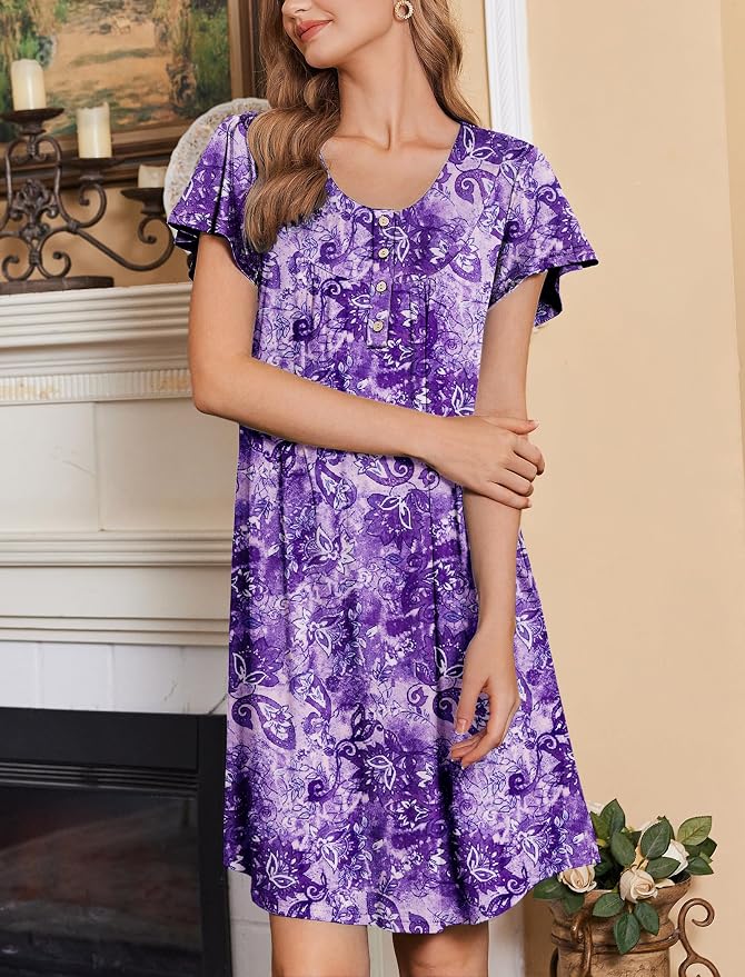 Print Blue/Print Purple