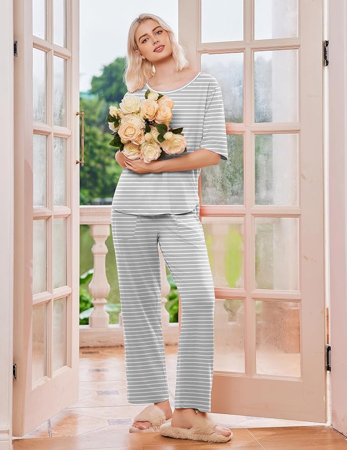 Dark Grey/Grey Striped