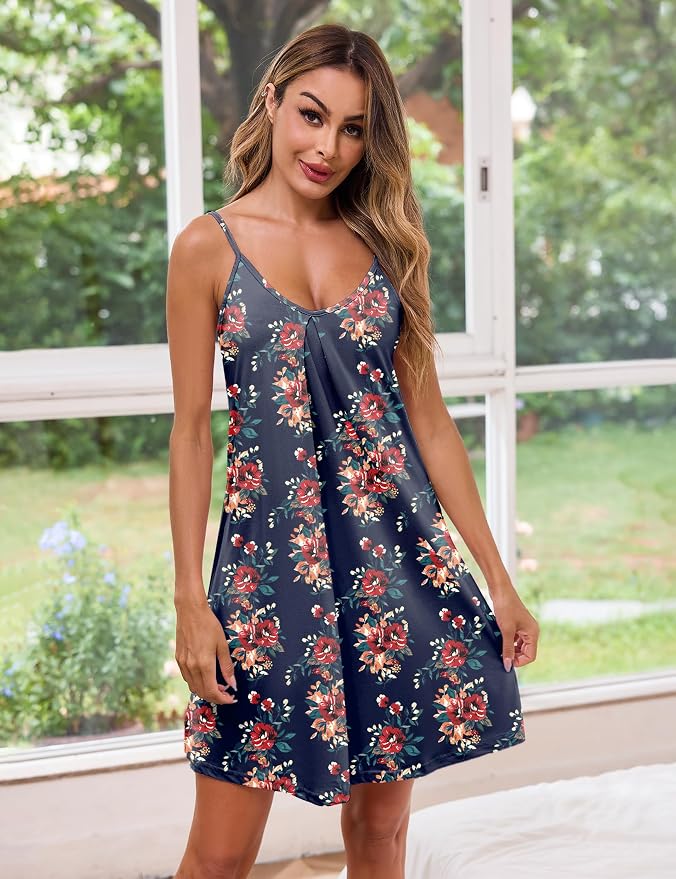 Navy Blue Floral