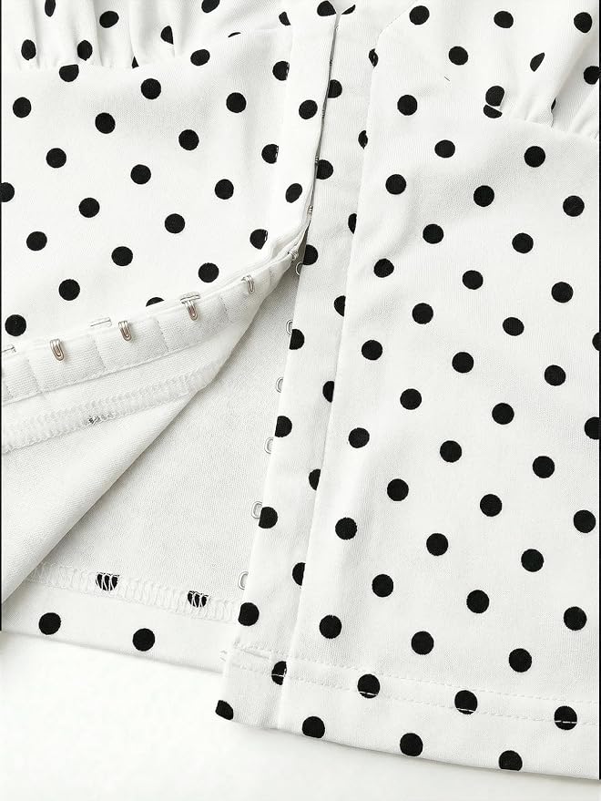 Polka Dots White
