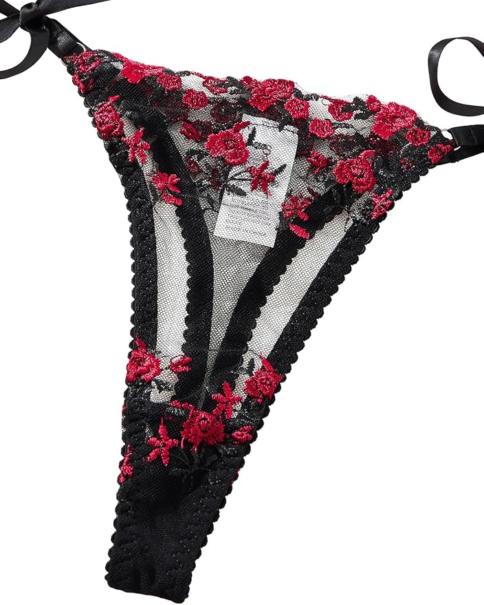 Red Flower Black