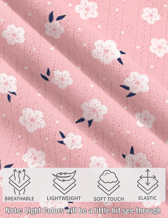 Pink White Florals