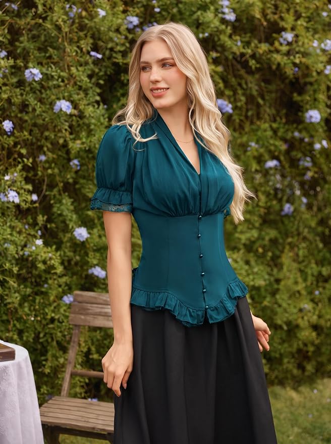 Deep Peacock Blue