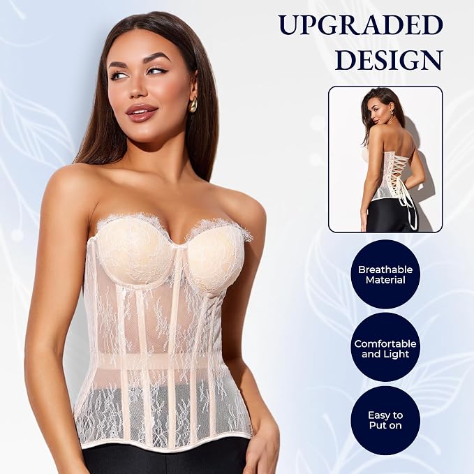 White Lace - Measure Your Body & Use the Size Chart!
