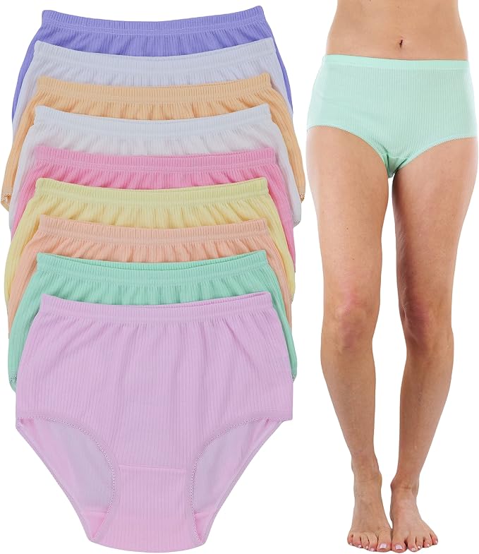 6 Pack: Subtle Ribbed Pastel Assortment