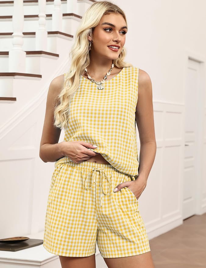Yellow Checkered