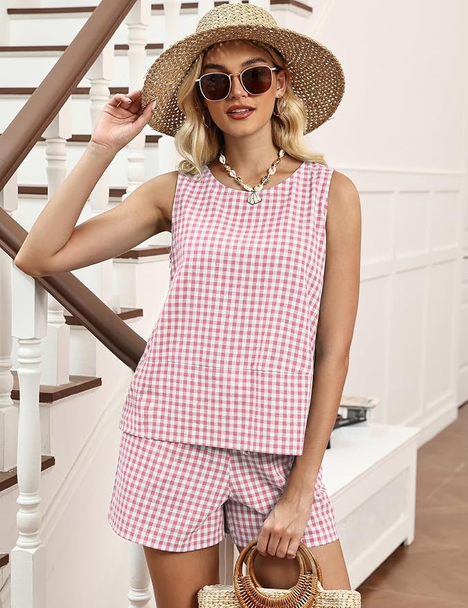 Pink Checkered