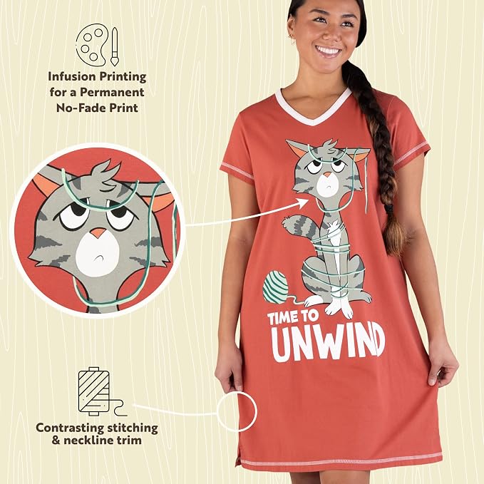 Time to Unwind Nightshirts