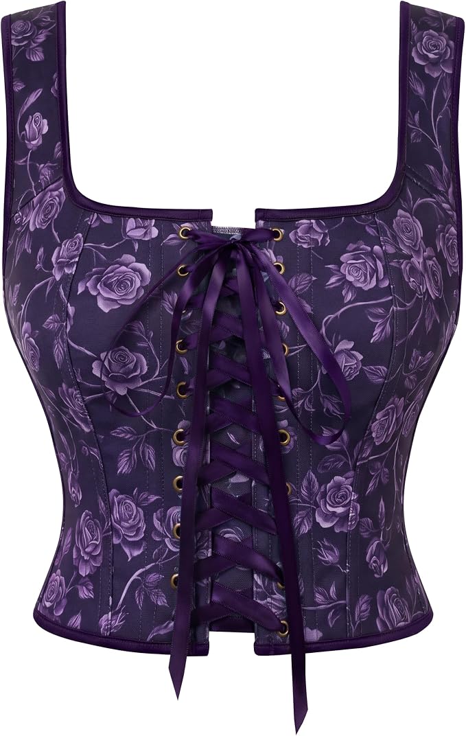 Dark Purple Floral