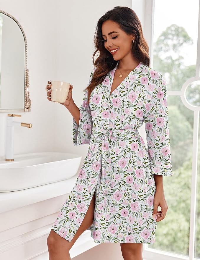 White Pink Floral