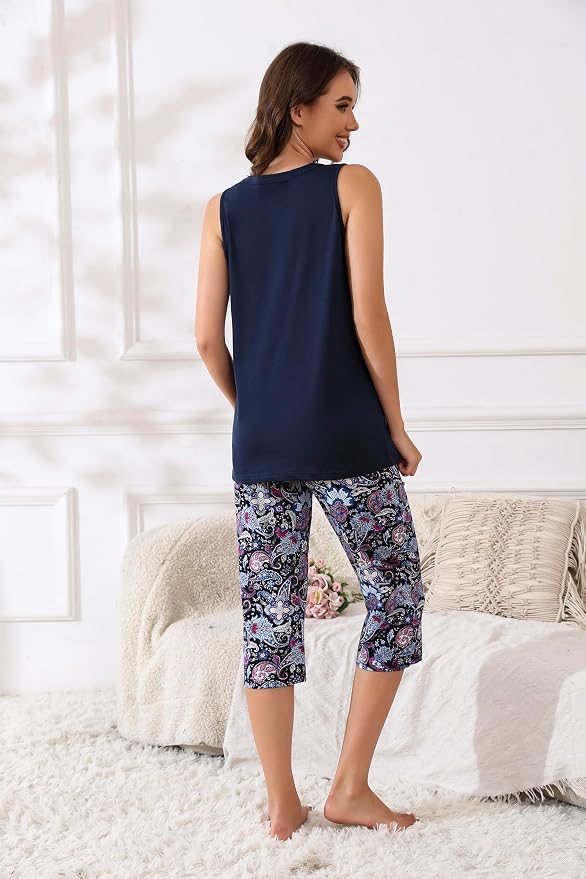 C Blue Paisley