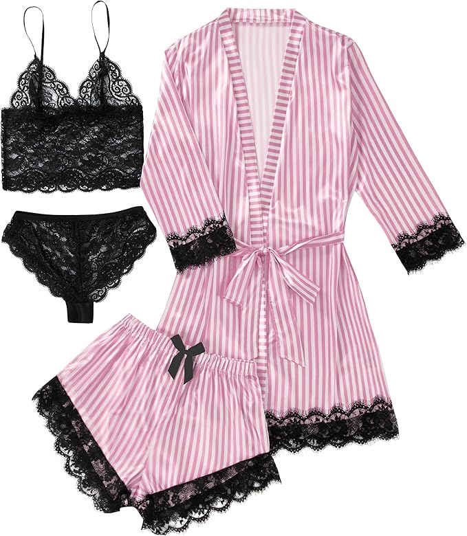 Pink and White Stripes