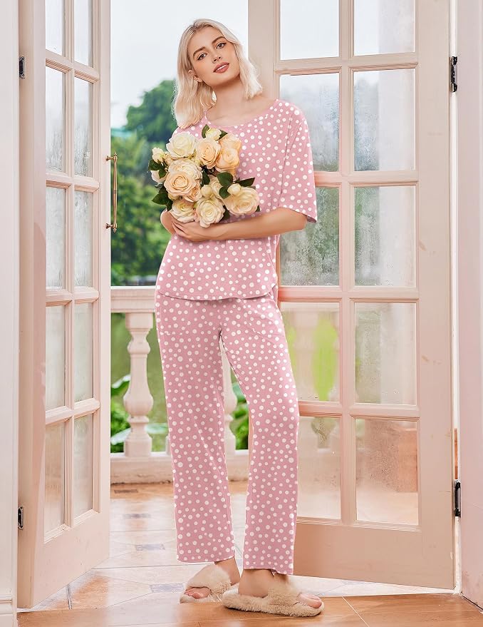 Pink Dots/Black Striped
