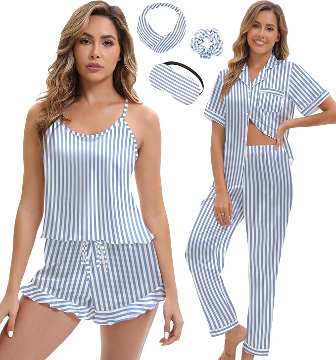 Light Blue Striped