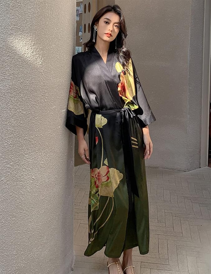 Black Green/Floral