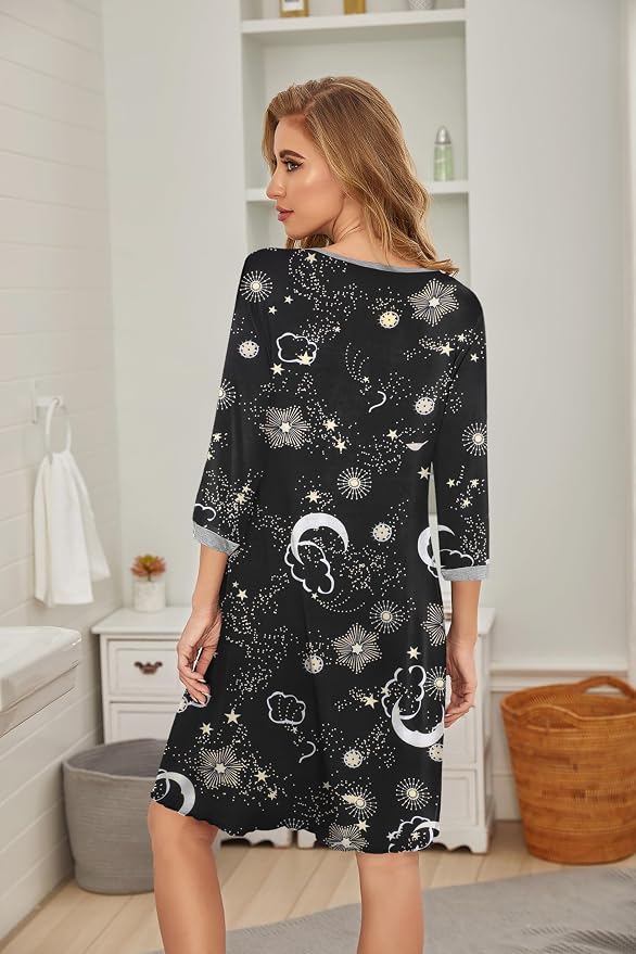 Star Moon Black
