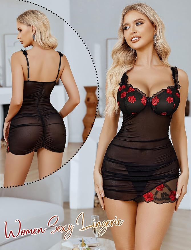 1 Red Floral