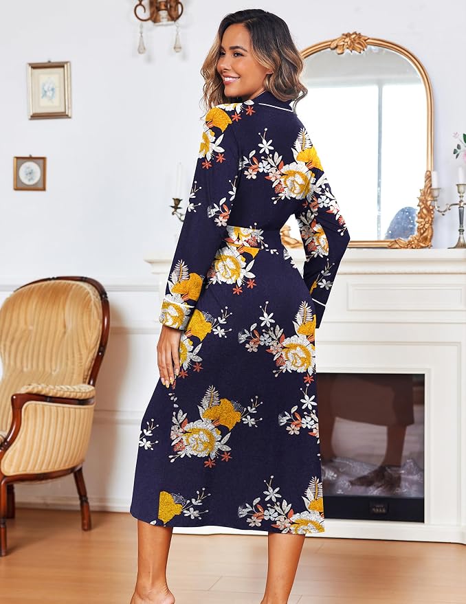 Floral Deep Blue