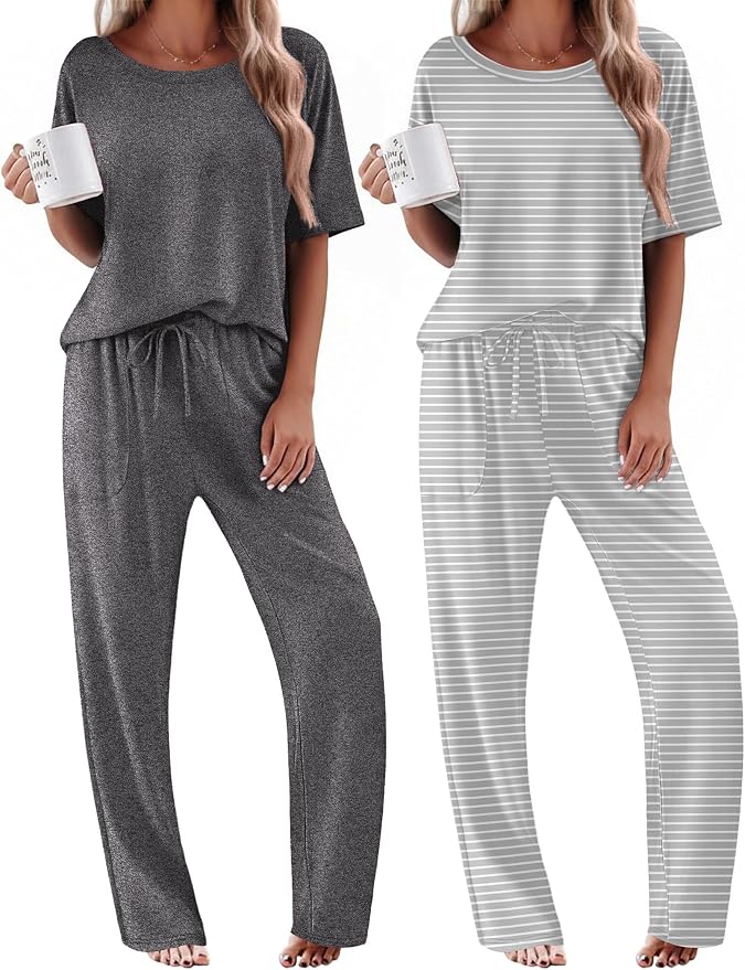 Dark Grey/Grey Striped