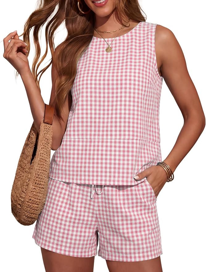 Pink Checkered
