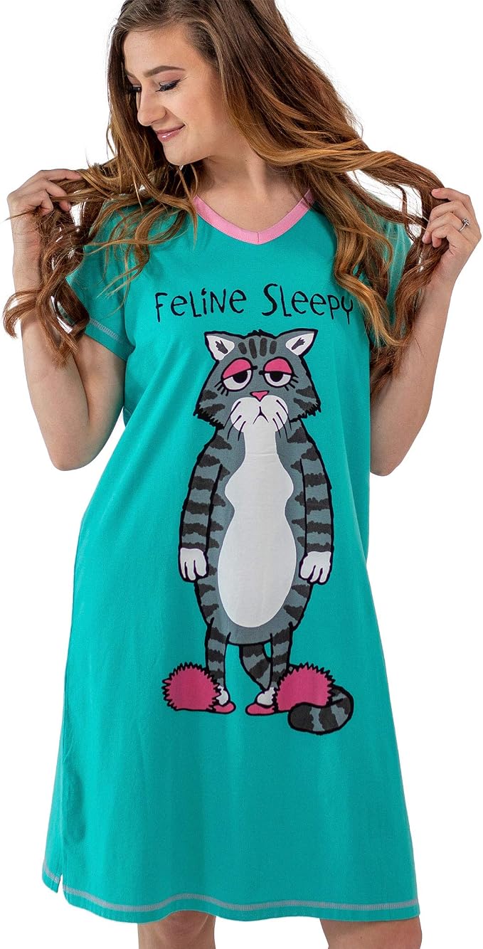 Feline Sleepy Nightshirt
