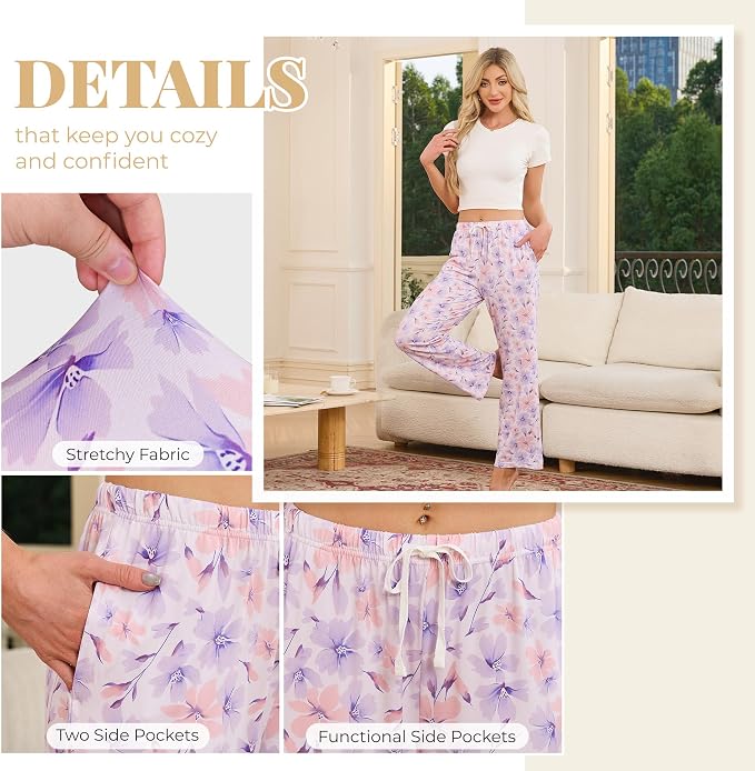 Purple Floral-pink