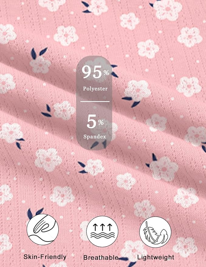 Pink White Florals