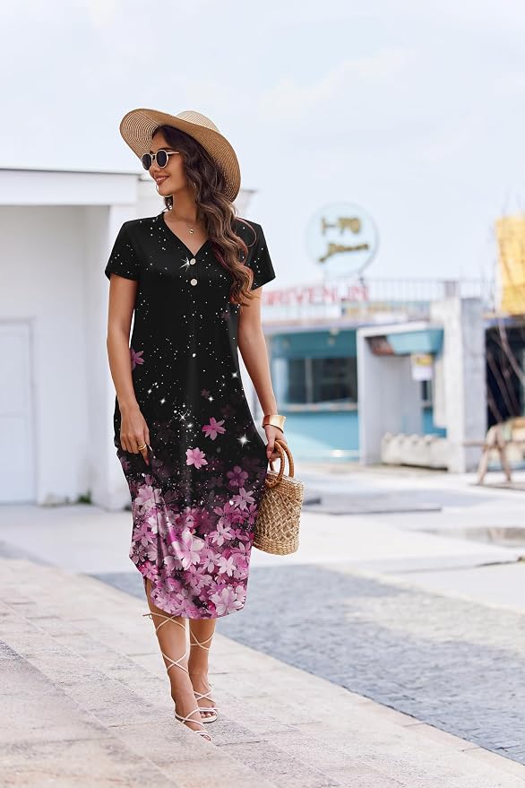 Flower Black Pink