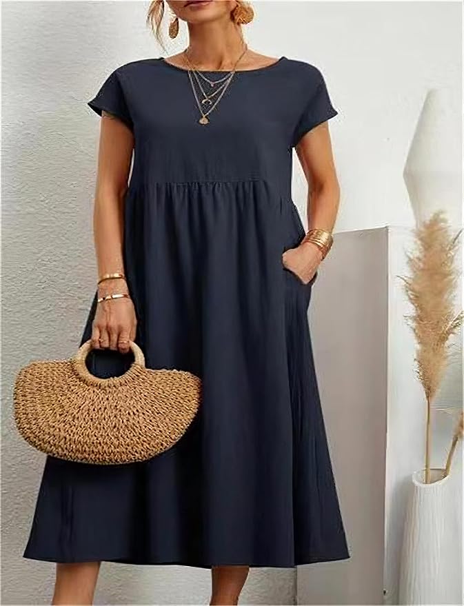 Navy Maxi Dress