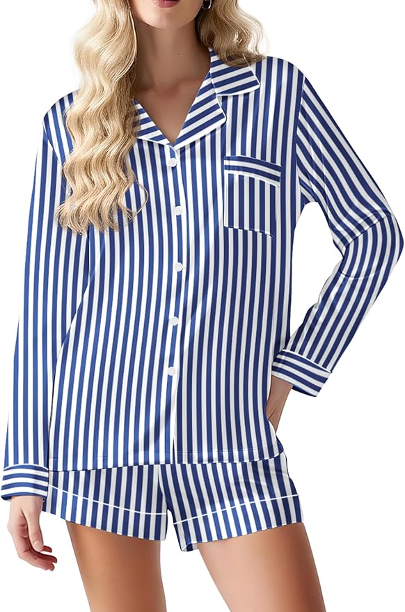 Navy Blue Stripes