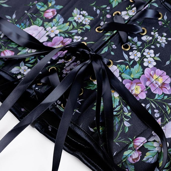 Navy Purple Floral