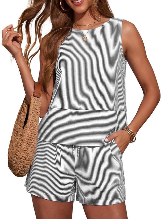 Black White Striped