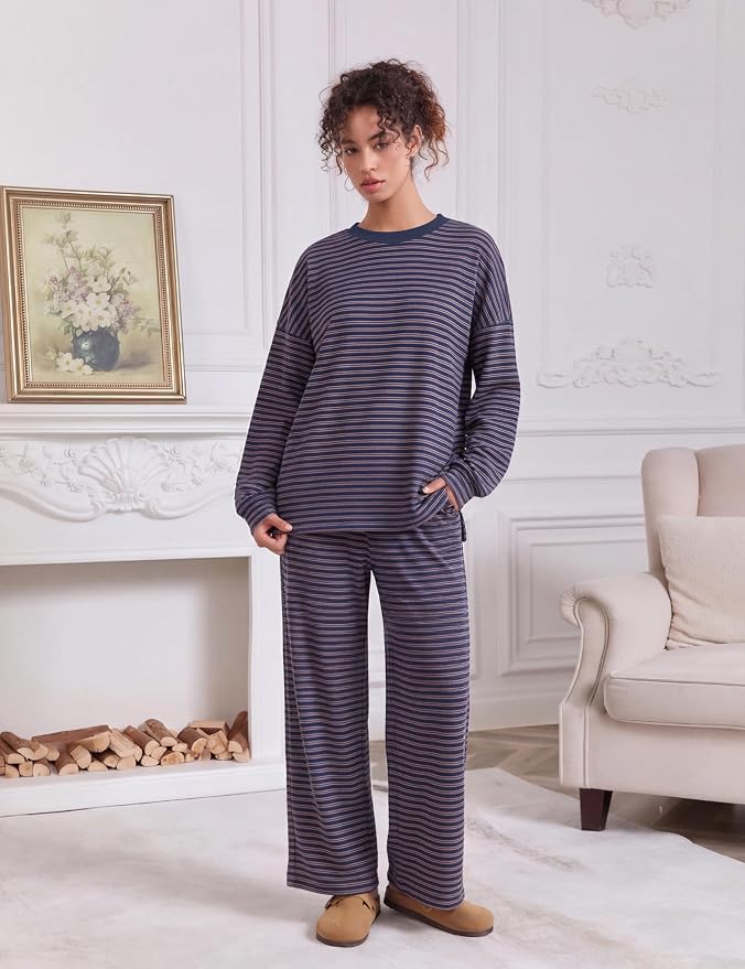 Wide Thin Stripe-blue Purple