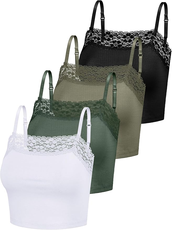 White, Pickle Green, Dark Green, Black
