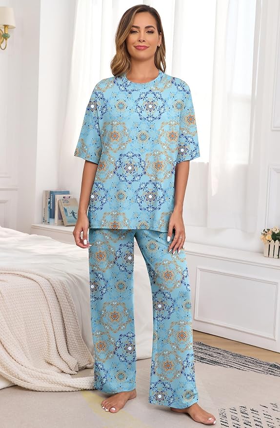 Fp-blue Mandala Print