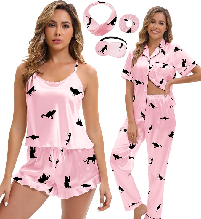 Pink Black-cat