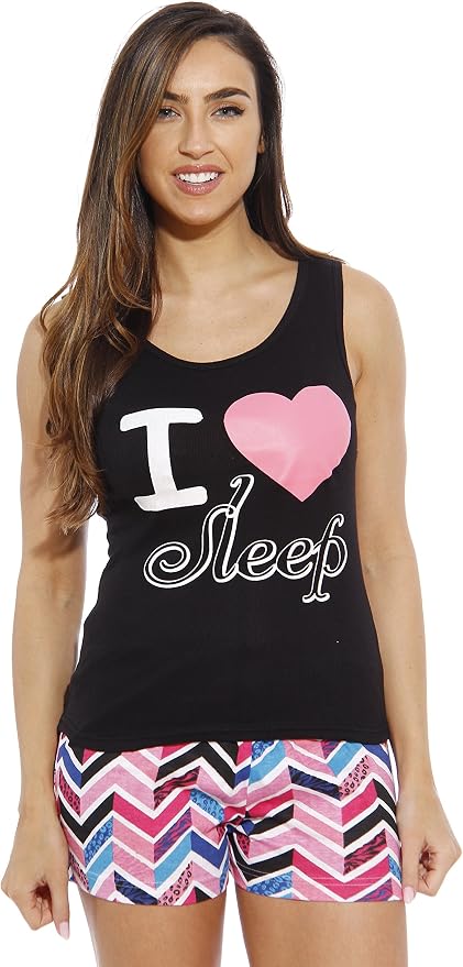 I Love Sleep Black New