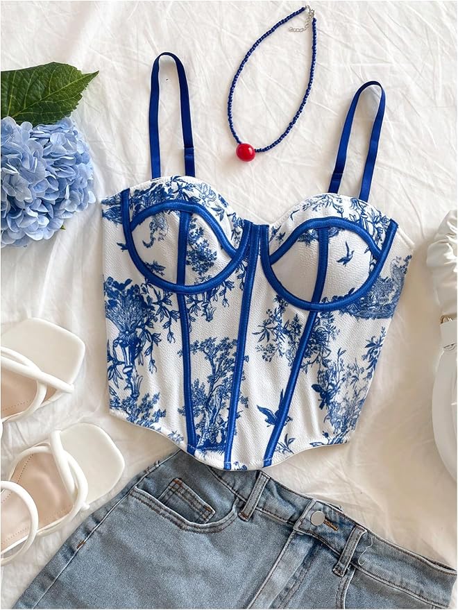 Blue and White