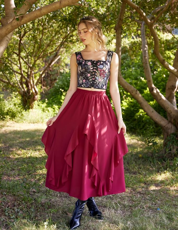 Black Multi Floral