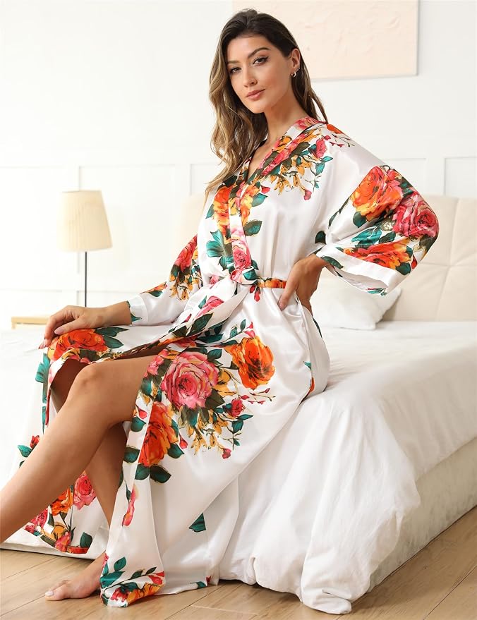 Rose Floral White