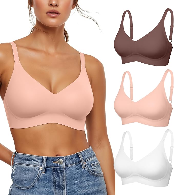 Brown,pink,beige-3pack