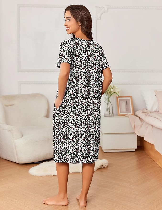 Dense Floral Black
