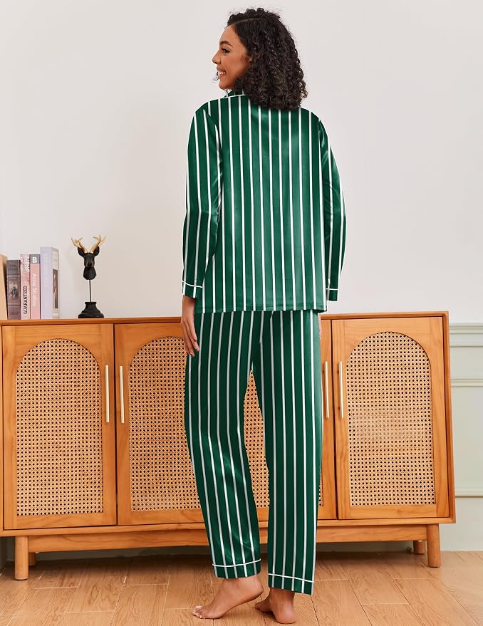Dark Green Striped