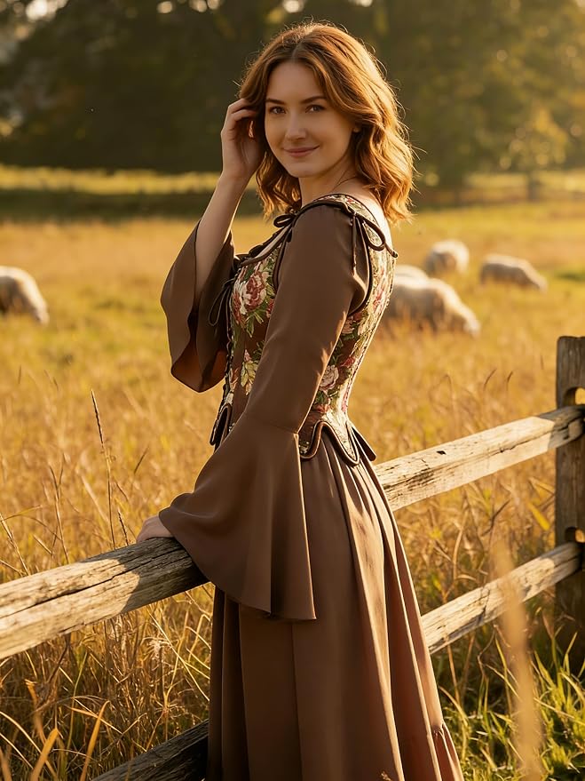 Brown Floral